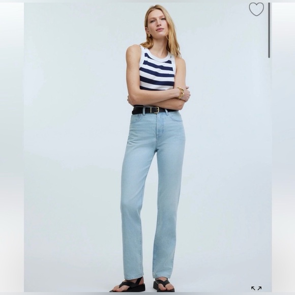 Madewell Denim - Madewell The 90's Straight Jean Light Wash Size 26